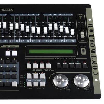 热销灯光控摇superpro512舞台灯光dmx384控台台头灯光束灯帕灯控