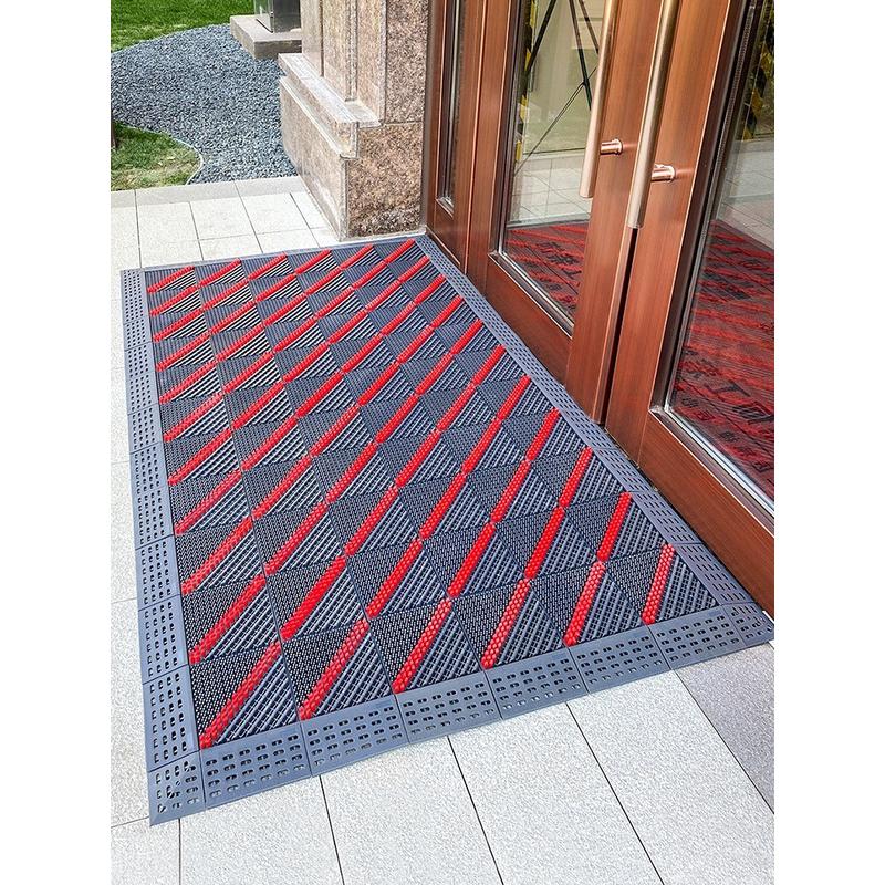 室外地垫迎宾门垫门外门口除尘防水户外塑料防滑进门入户脚垫商用