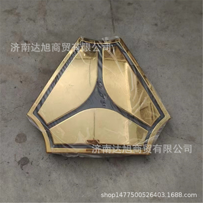 热销重汽三角德卡驾驶室总成汕德卡前面板发光带灯汕标字标