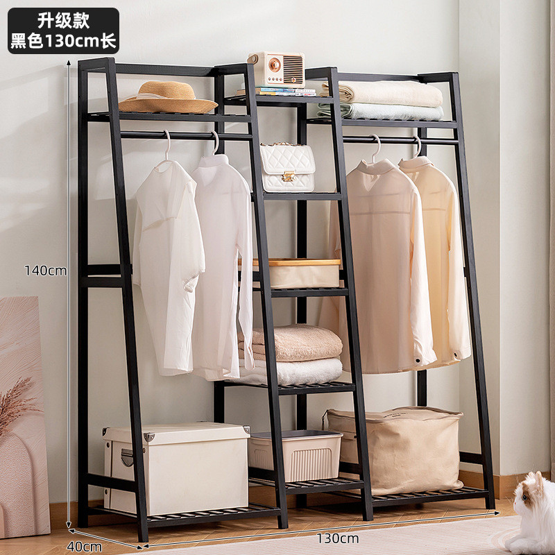 家用简易衣柜组装出租房用挂衣区经济性防尘货架式卧室衣橱结实