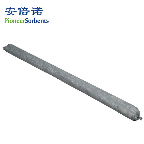 热销吸通用型灰色液袜，吸油索，拦油绳，吸油棉条7.6cm*120cm