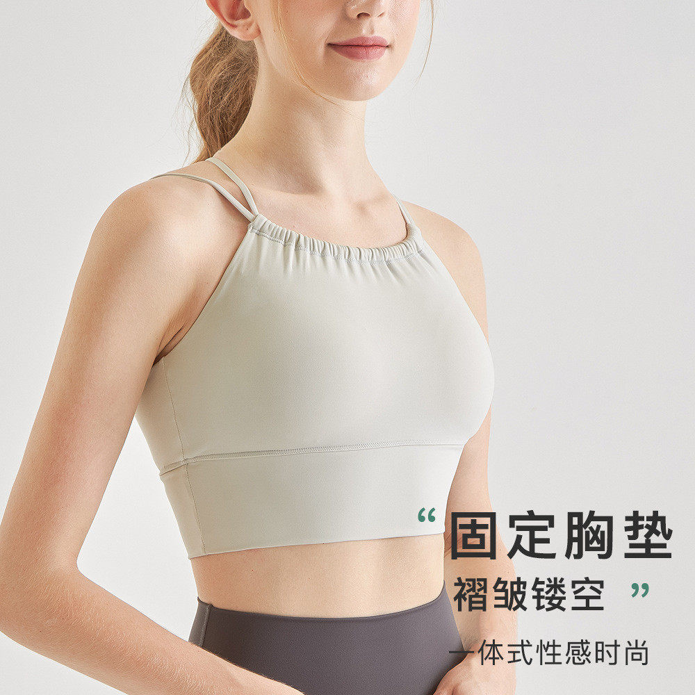 福利款断码清仓特价高强度运动内衣聚拢防震运动文胸瑜伽健身上衣