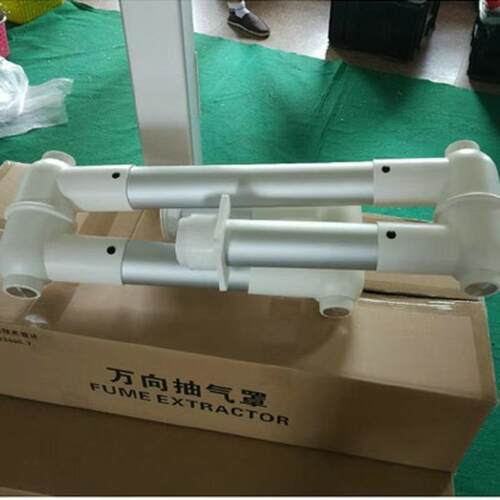 实验室吸风罩pp三节万向抽气罩铝合金吸抽壁挂排风罩集气风罩风罩