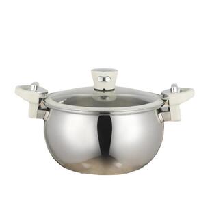 多功能炖煲汤锅压力锅不粘锅不锈钢微压家用双耳汤锅料理锅批发