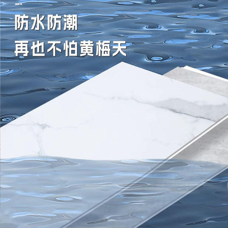 spc锁扣地板pvc卡扣式商用酒店防水耐磨加厚家用无醛环保石塑地板