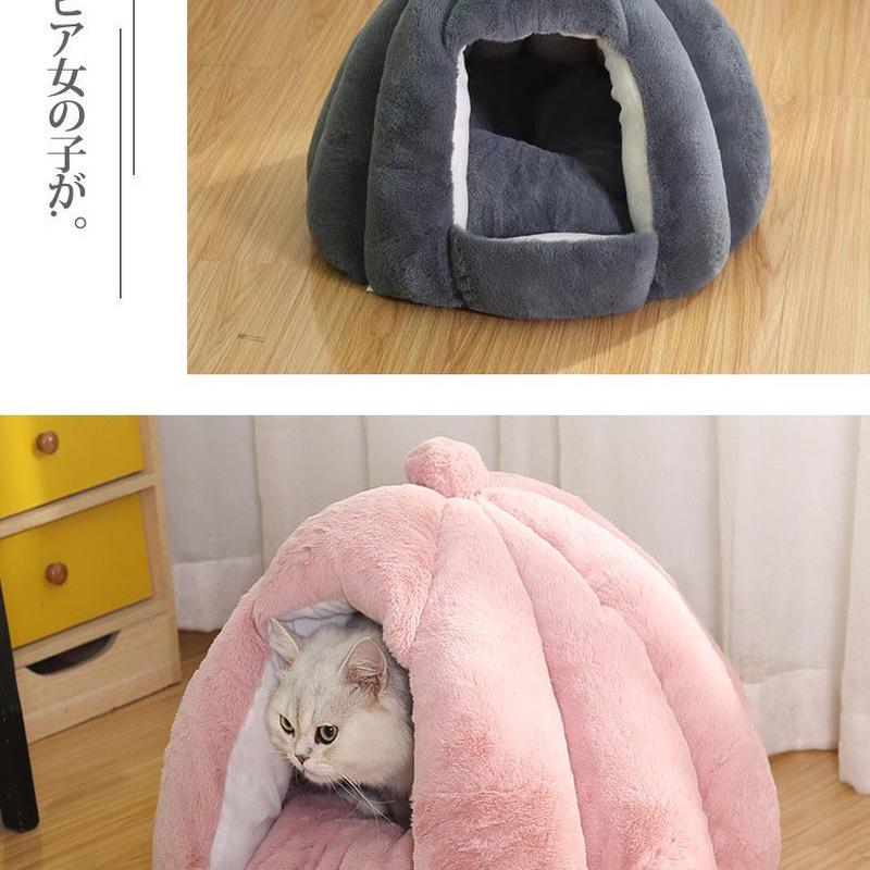 柔软冬季保暖猫窝狗窝半封闭蒙古包猫窝宠物窝猫咪窝