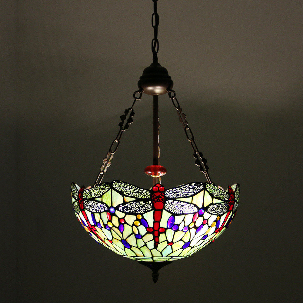 热销汇璟别墅凡尼复古餐厅蒙古包彩色玻璃反吊灯酒吧门厅卧室美式,家装灯饰光源,餐厅吊灯,淘宝优惠券,粉丝福利购,淘宝优惠卷