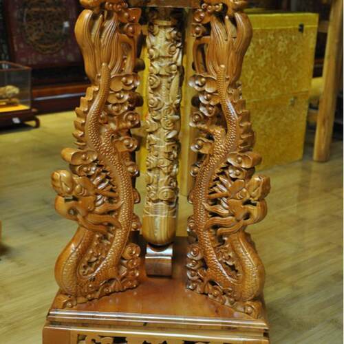 桃木剑架肥城福临桃木子大剑架子是木架工艺品厂十八般兵器架子