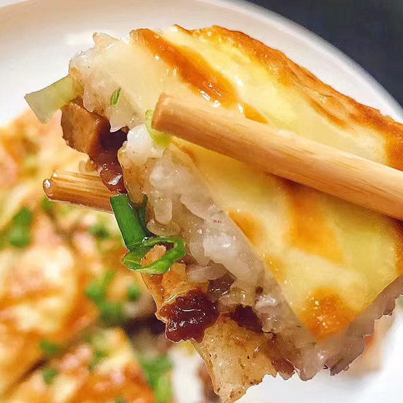 湖北特产大全武汉三鲜豆皮特色早餐知名地方特色美食速食早饭早点
