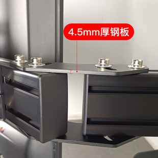 30及40铝型材支架通用组装 三屏四屏液晶显示屏角度双可调转接板