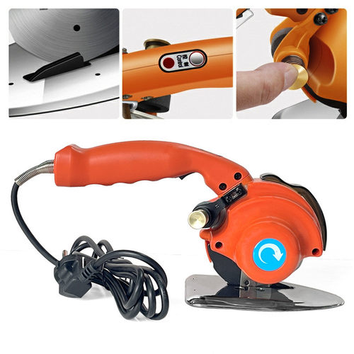 100号无刷圆电动裁剪机伺服刀剪刀服装布料手推式可调转速裁布机