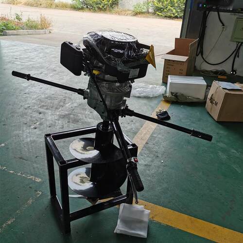 热销小型二冲程汽油栽树机沙漠植树挖坑单人操作打洞机园林施工打