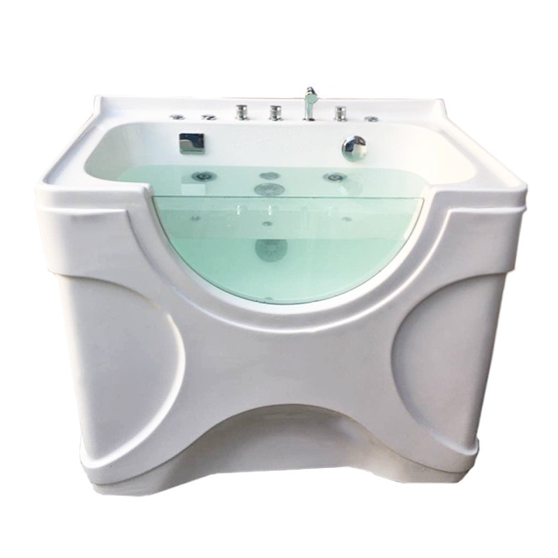 豪华宠物澡池宠物用品宠物店高端洗洗澡专用池spa浴缸气泡冲浪池1