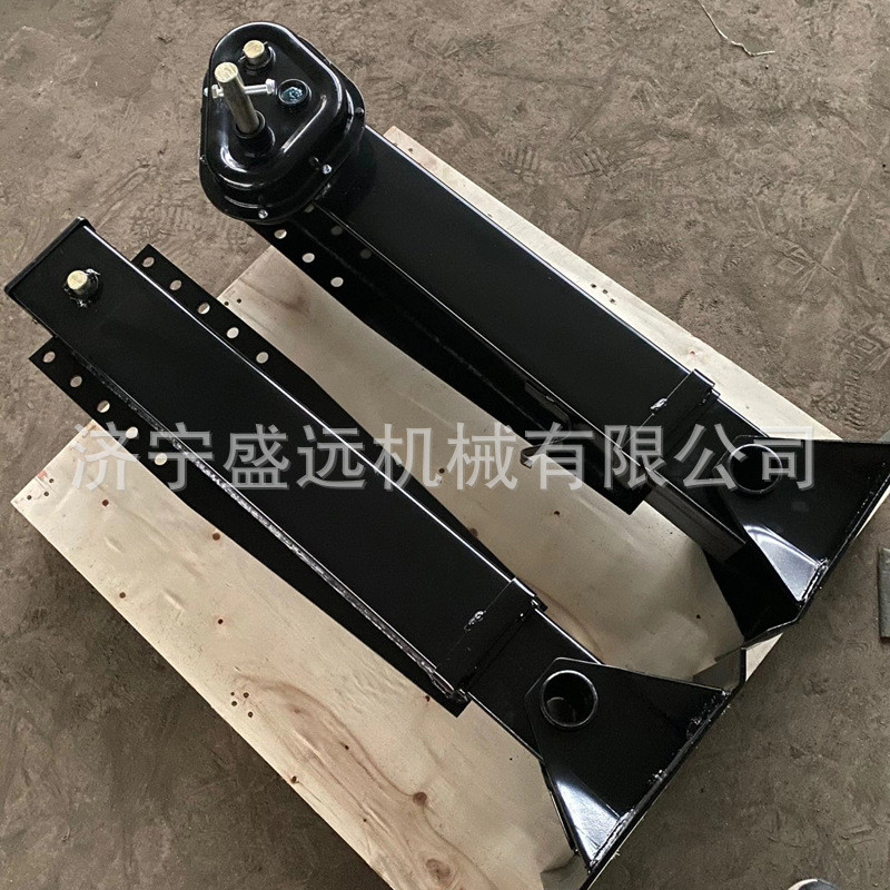 热销梁山挂车配件厂家轻型28t内置联动支腿现货供应内置单动支腿