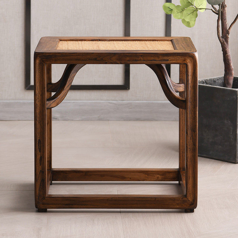 新中式方凳矮凳短凳实木换鞋凳茶凳黑胡桃木板凳沙发凳边几凳,住宅家具,床尾凳/长凳,淘宝优惠券,粉丝福利购,淘宝优惠卷