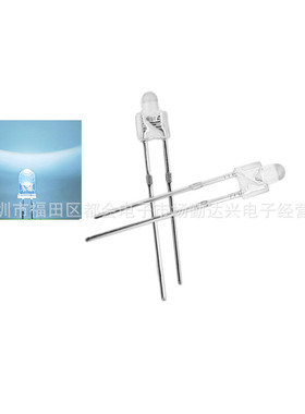 直销F2白灯奶嘴型2MM白发白2mm白光高亮LED指示灯