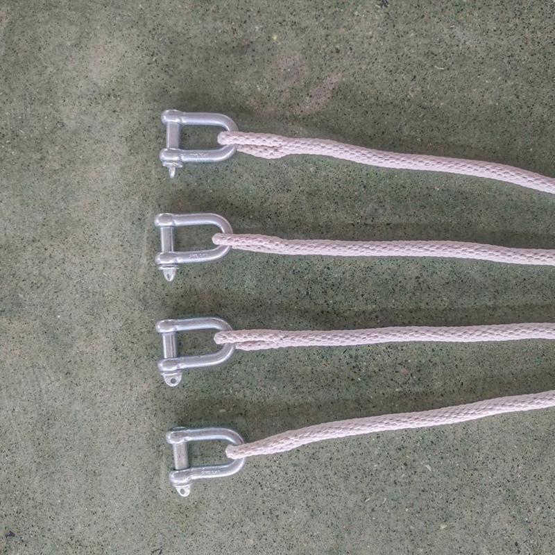 热销电力施工高压绝缘绳高空防坠工业抗压防触电编织绳四岔绳