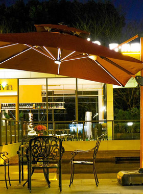 液压伞罗马伞户外庭院遮阳伞室外露营休闲太阳伞花园阳台侧立伞