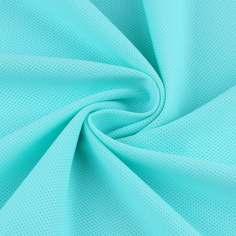 锦纶透气孔网布锦氨针眼布紧身面料瑜伽服莱卡速干运动健身服