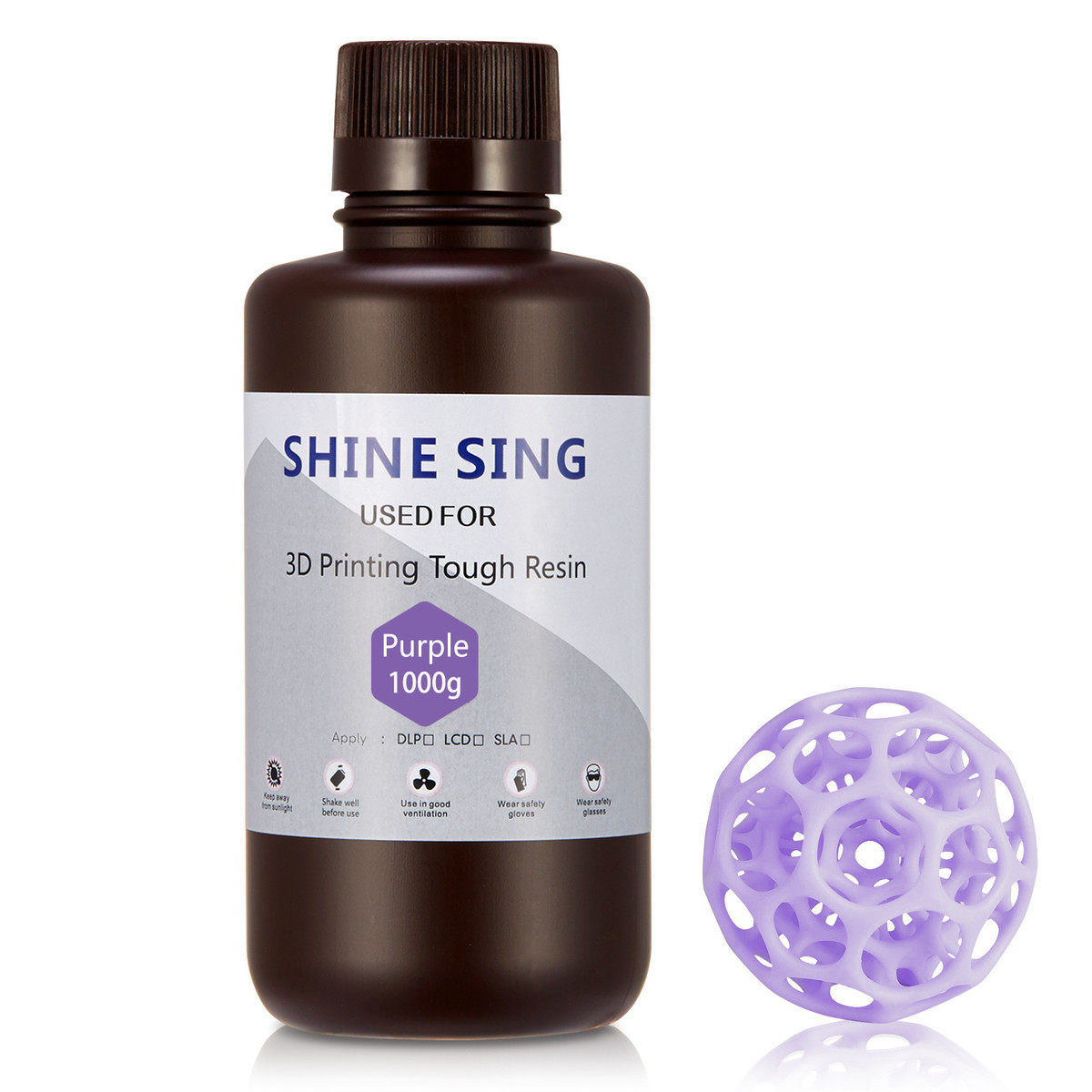 SHINE SING UV光固化3d刚性光敏树脂3d打印耗材高精度低气味405nm