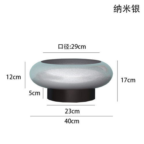 轻奢金色花盆乔迁福桶冬青年宵盆栽花盆器蝴蝶兰铁艺聚宝盆批发