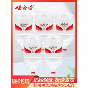 速发娃哈哈饮用纯净水14.8L大桶水桶装水5.5L大瓶饮用水非矿泉水