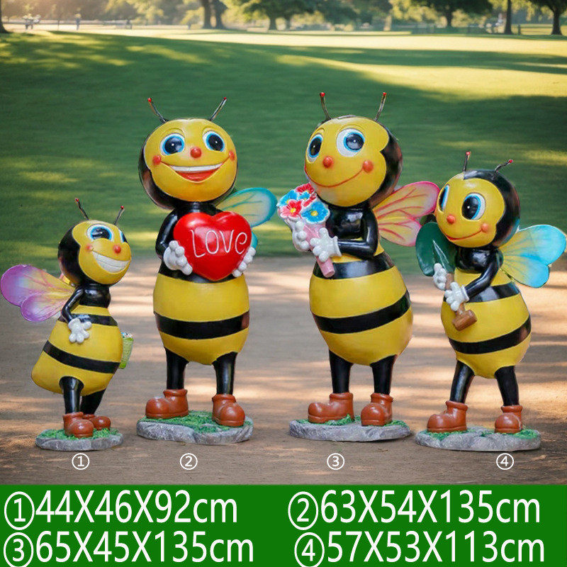 户外卡通蜜蜂摆件花园林昆虫动物雕塑景区庭院学校商场美陈装饰品,农机/农具/农膜,播种栽苗器/地膜机,淘宝优惠券,粉丝福利购,淘宝优惠卷