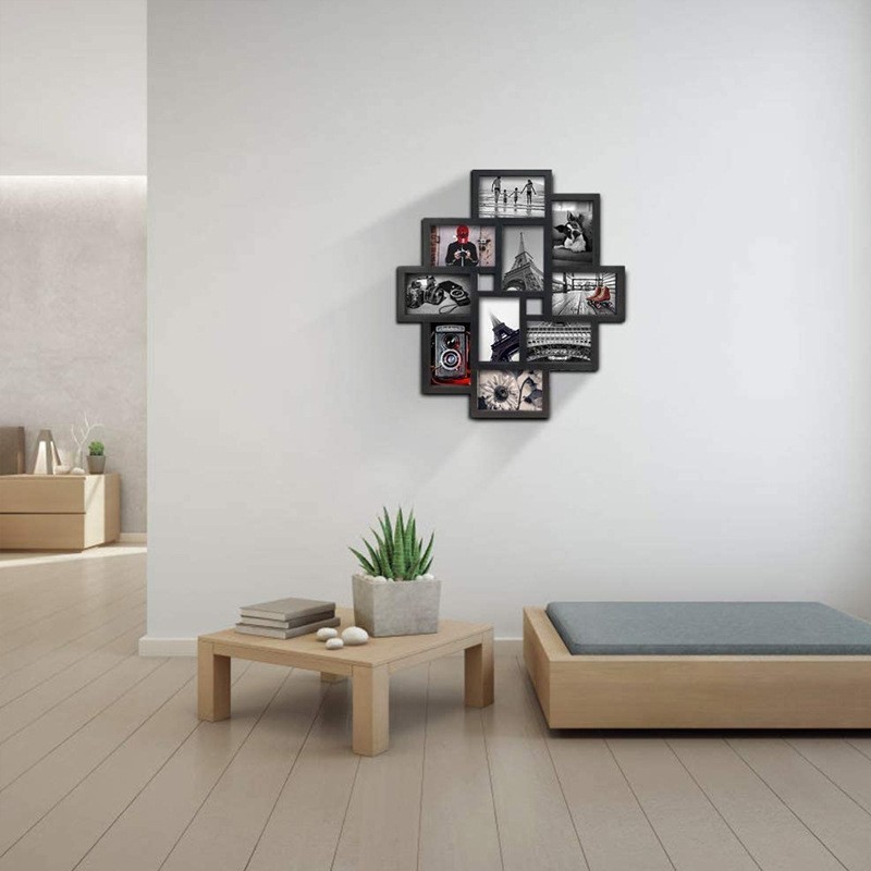 简约现代寸组合相框冲压精致6781012摆台a4a3挂墙照片框随心搭配