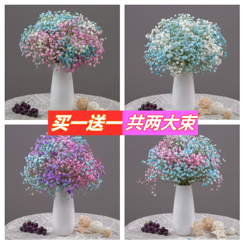 满天星干花花束客厅摆设轻奢干花真花装饰摆件鲜云南天然赢朔