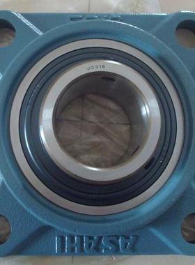 ASAHI轴承UCF204UCF205206207208209210方形座带座外球面