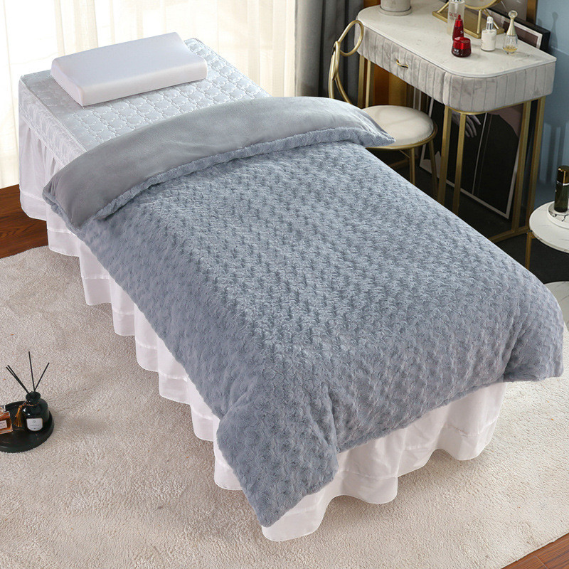 美容床被芯棉花被美容院足疗店其他冬季春秋可拆洗单人棉被按摩床