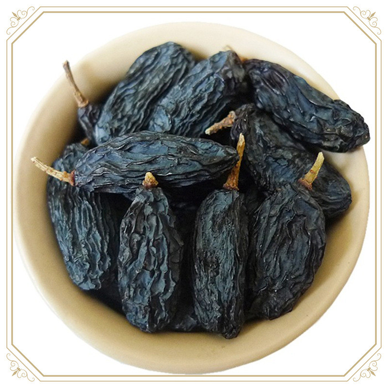 新货aw新疆黑加仑葡萄干特大烘焙孕妇零食500g免洗即食提子干黑葡