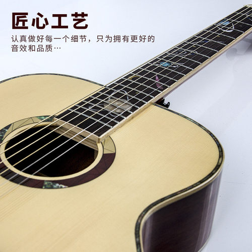 热销30/36批发儿童吉他34英寸guitar寸初学入门亮光单板民谣吉他