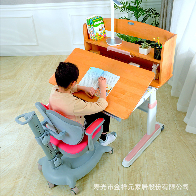 儿童单人学习课桌椅 中小学校补习培训班书桌小学生可升降学习桌