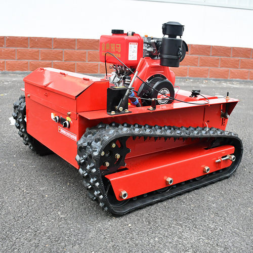 热销遥控割草机履带式自走全地形除草机果园公路智能自动碎草打草