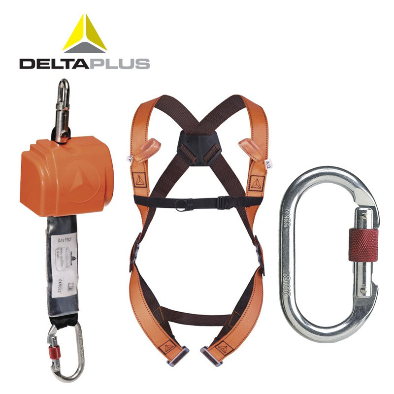 热销代尔塔505102 高空自保护器速差防坠器防止坠落施工锁套装 2.