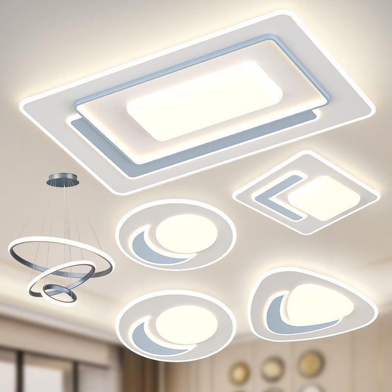 热销中山客厅灯饰组合全屋套餐现代简约家用大气led吸顶灯卧室灯