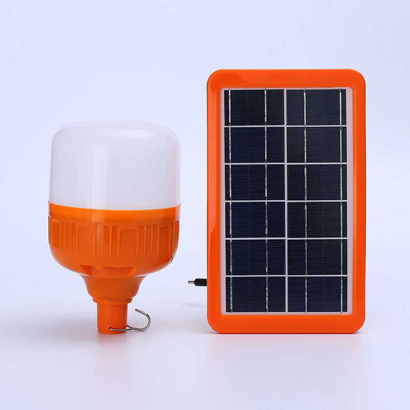 厂家太阳能球泡高亮led灯夜市户外便捷式挂灯摆摊露营应急帐篷灯
