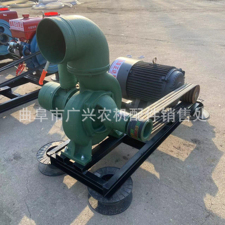 热销城市排水灌溉抽水泵8寸压井离心加大泵抗旱功率电机抽水机