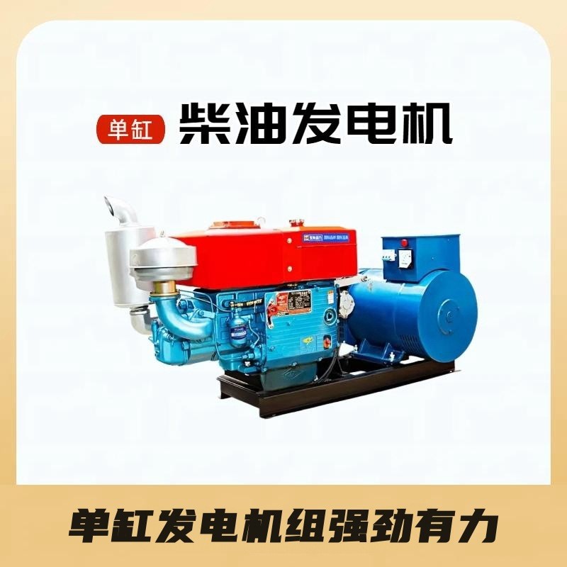 热销常州单缸率柴油发电机组等功水冷双电压15kw20kw24kw30kw单相