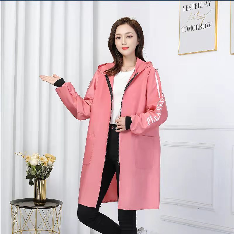 97n薄款防水防油定制成人女罩衣围裙家用厨房防尘工作服大褂清洁