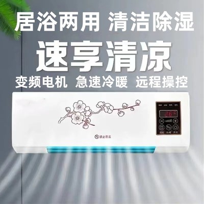 移动小空调制冷无外机免加水家用壁挂式卧室冷暖两用新型智能恒温