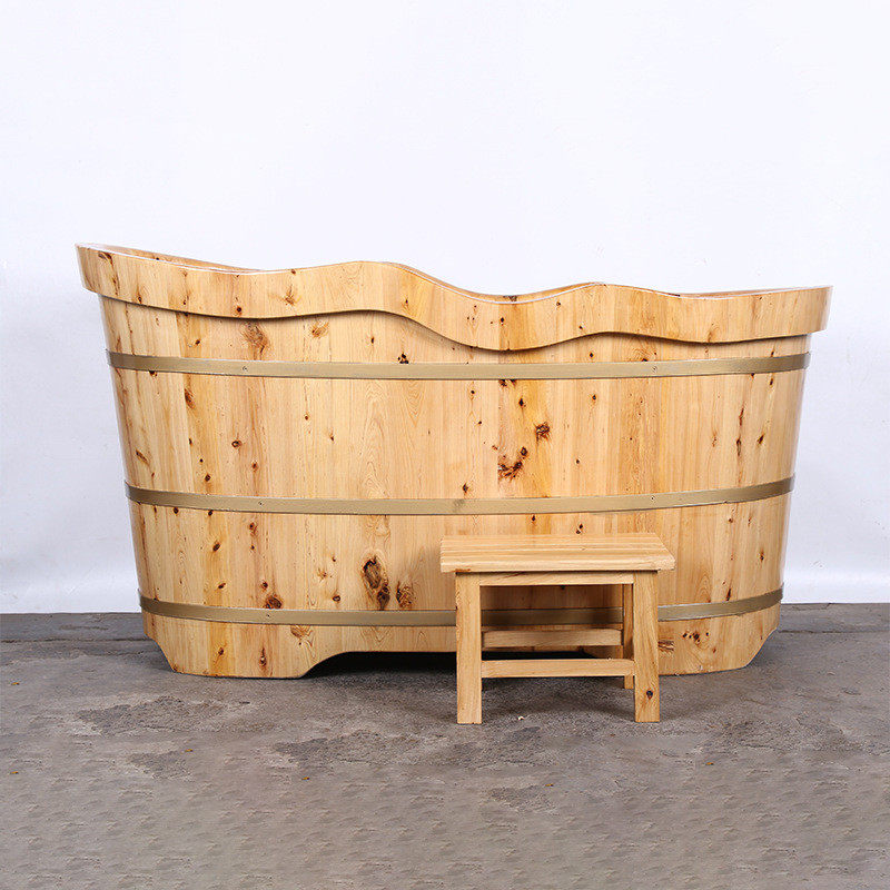 热销包邮哦厂家直销沐浴桶柏木成人泡澡桶洗澡桶木桶蒸熏蒸浴缸泡