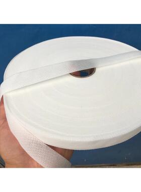 无纺布包边切条80克白黑色2CM现货床垫包边/购物袋边条遮阳挡捆条