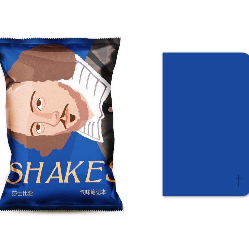 联邦走马人物气气味笔记本薯片包装手账本口袋本文艺香味创意送礼