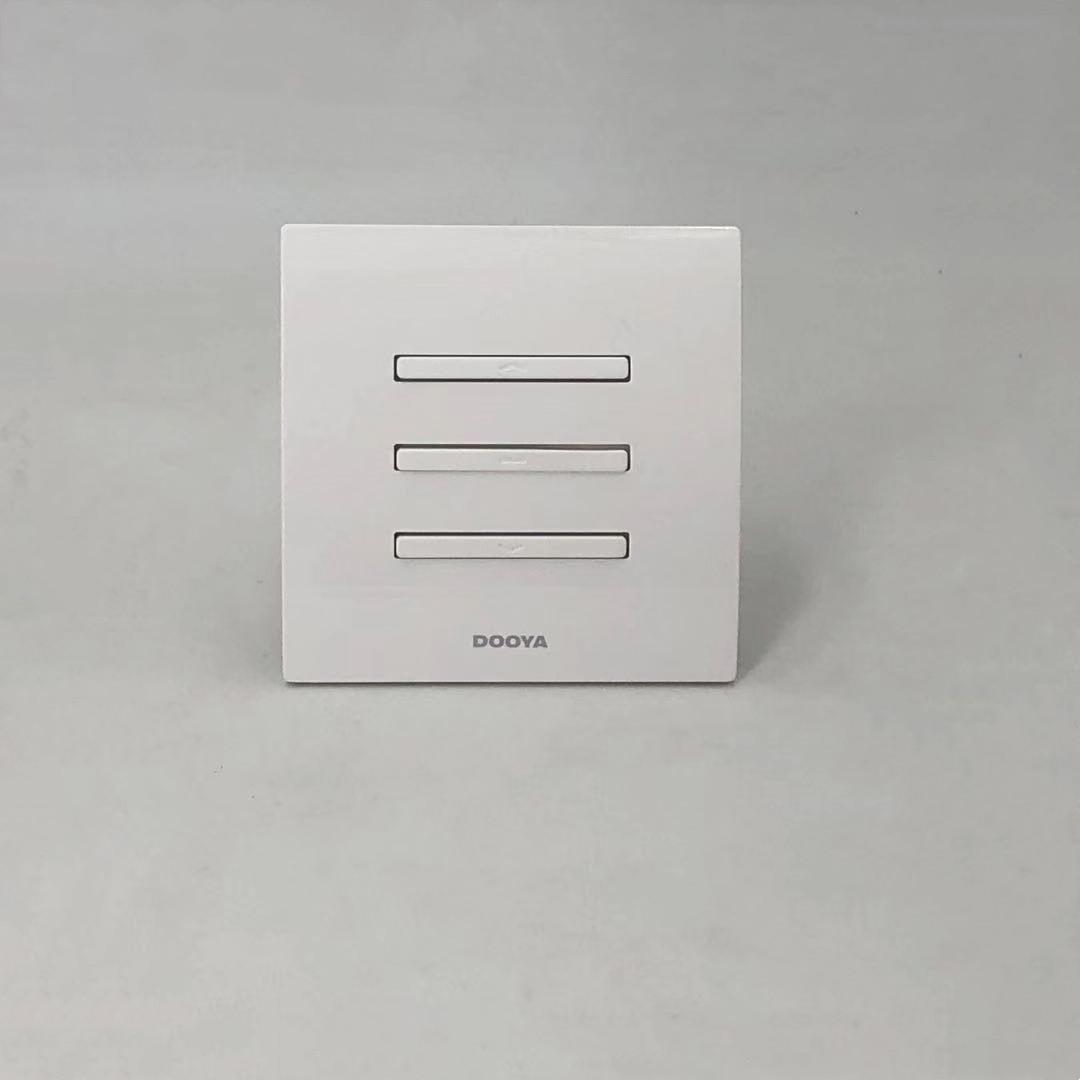 杜亚电动窗帘86盒无线接收器墙面开关控制器DC227A单DC228A双通道