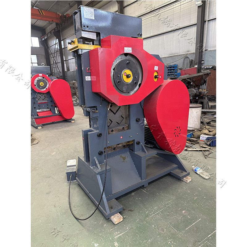 热销台式槽钢切断下料机自动角铁折弯剪v型角钢板冲腰圆孔机