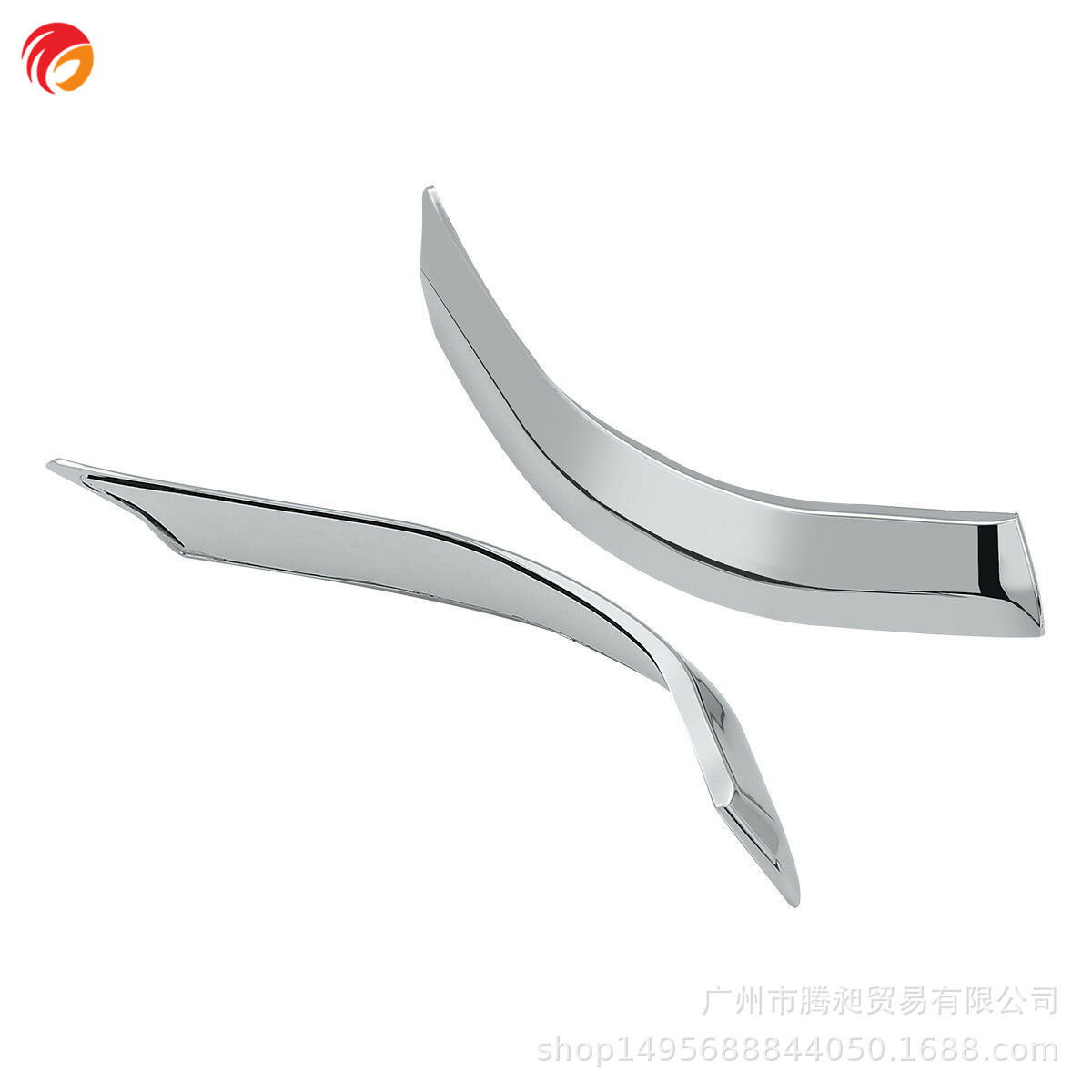 适用于金翼GL1800F6B后边箱电镀装饰改装件装饰条2012-2017
