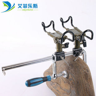 新款鱼竿支架海竿支架桥钓筏钓支架炮台架抛竿架用品包邮