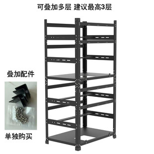 定制开放式 机箱双层6卡8卡12显卡现货gpu机架机箱双电源